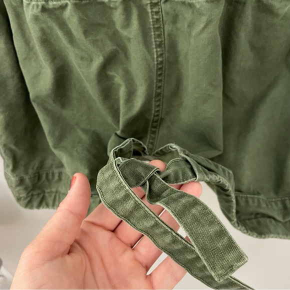 J. Crew Army Green Full Zip and Snap Closure Utility Jacket with Pockets Size M - Picture 13 of 14